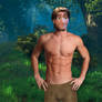 Disney's Tangled Flynn Rider in the woods 3