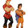 Disney Halloween costume swap Hercules Aladdin