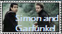 Simon And Garfunkel Stamp by CupOfMapleCoffee