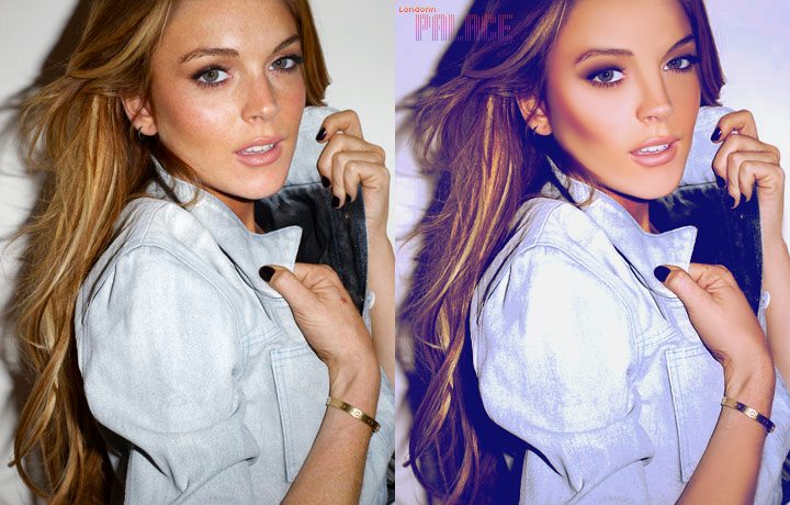 Linsay Lohan - Retouch