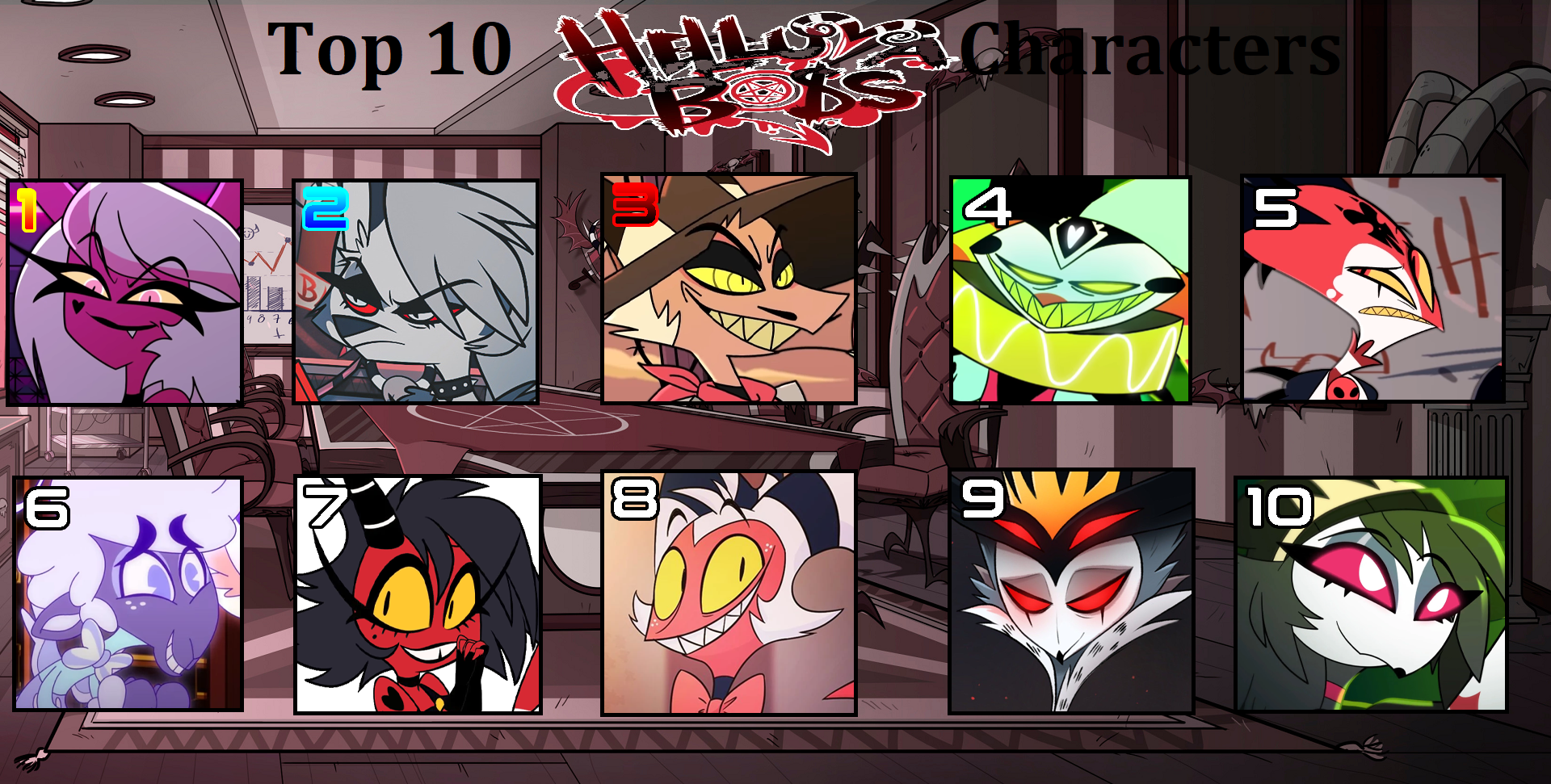 My Top 10 Boss Characters by BleuCentenaire on