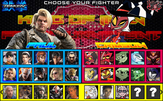 Tekken X Street Fighter - Character Select Screen by mieszko1012