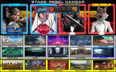 Tekken X Hazbin Hotel - Stage Select Screen 6