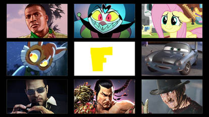 My Favorite Letter F Characters