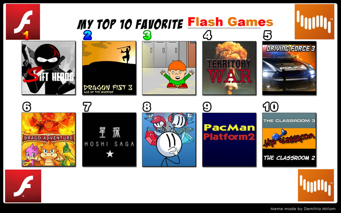 My Top 10 Favorite Flash Games by FBIRancher7590 on DeviantArt
