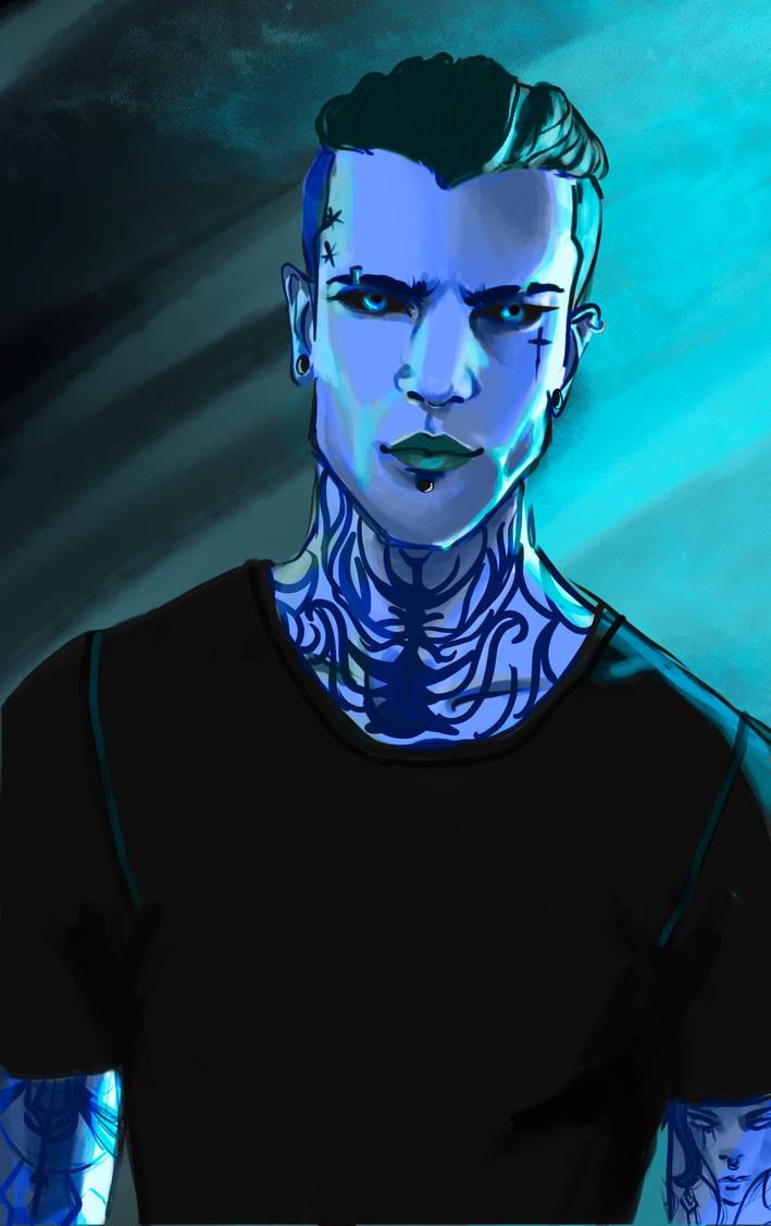 Tattoo guy by HarmoniousRose on DeviantArt