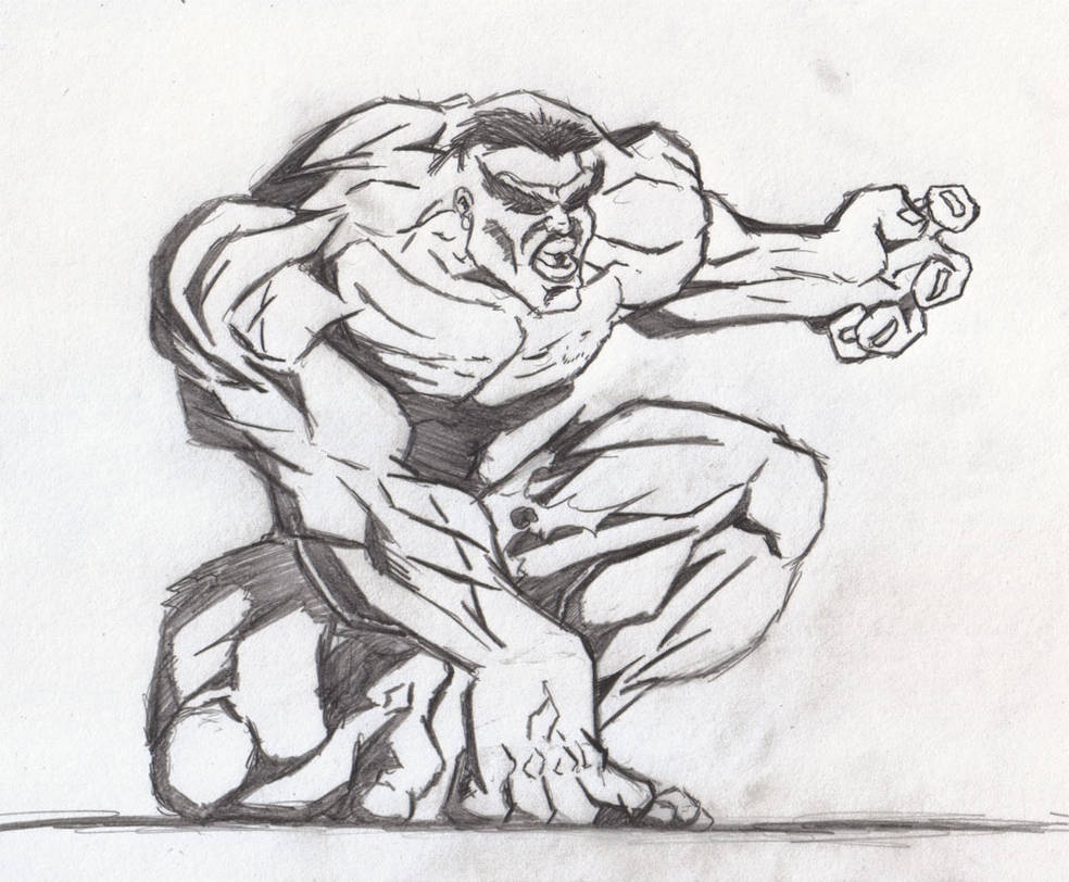 Hulk Sketch by lusiphur on DeviantArt