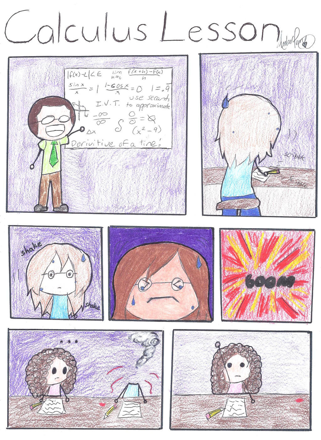 Calculation Deviantart Comic: Calculus Lesson by AmberCM on DeviantArt