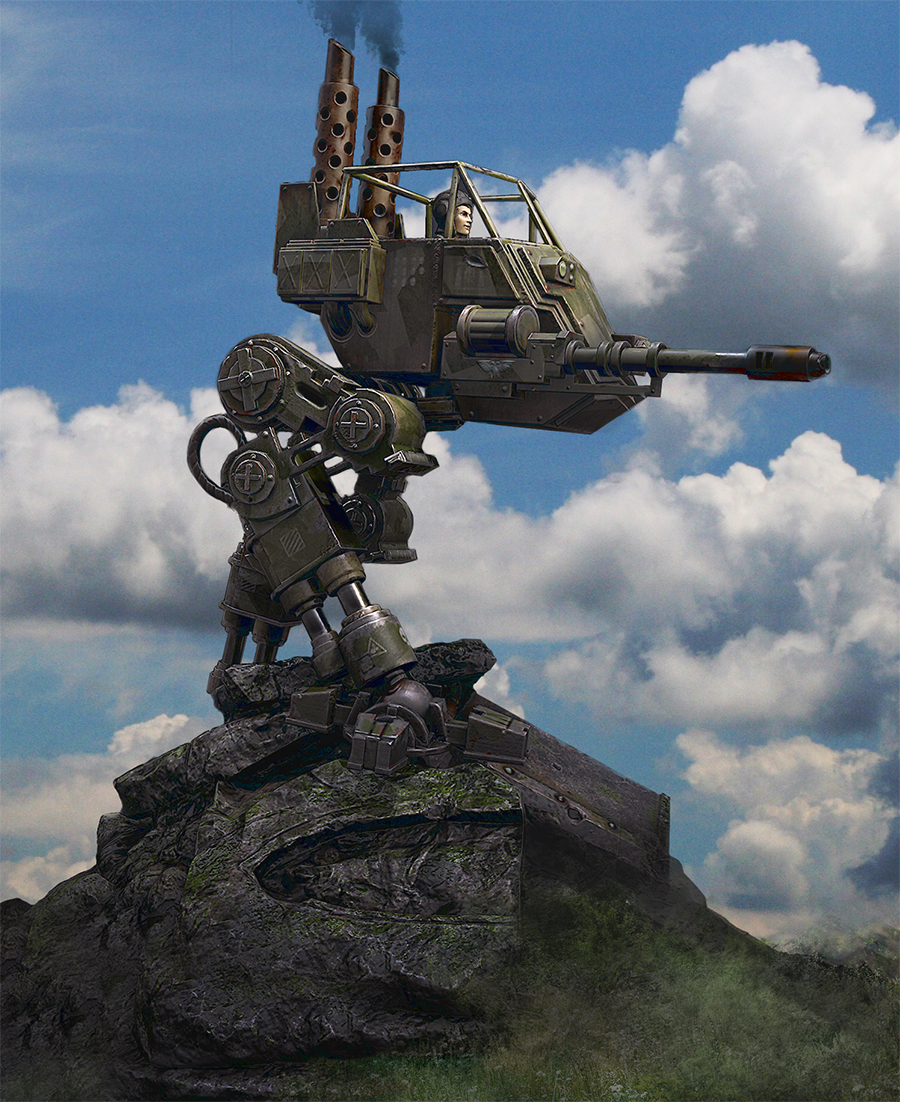 Citadel's Astra Militarum Scout Sentinel: Psst… You Seen Any Power  Generators? – Jon Bius Scale Models