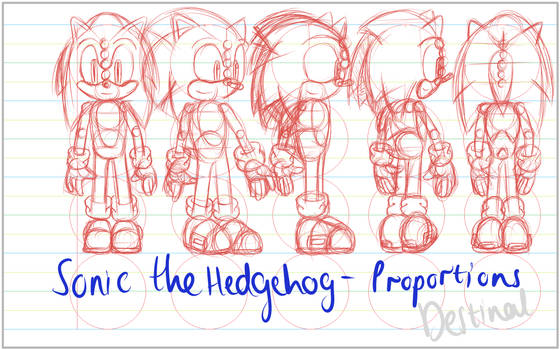 Sonic The Hedgehog Proportions