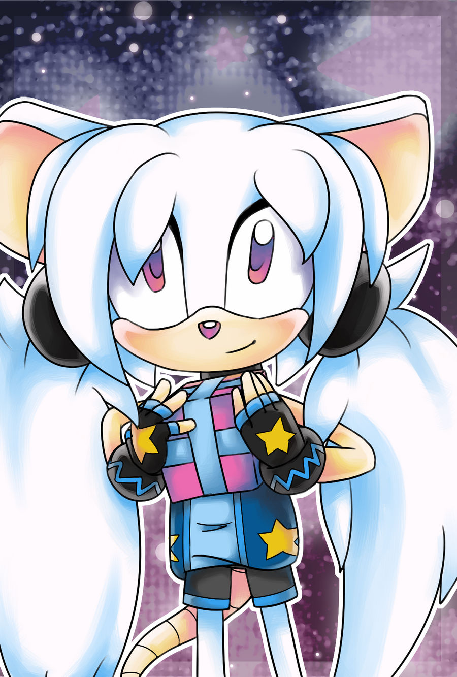 Genki the Albino Rat - Gift by Crystal-Ribbon