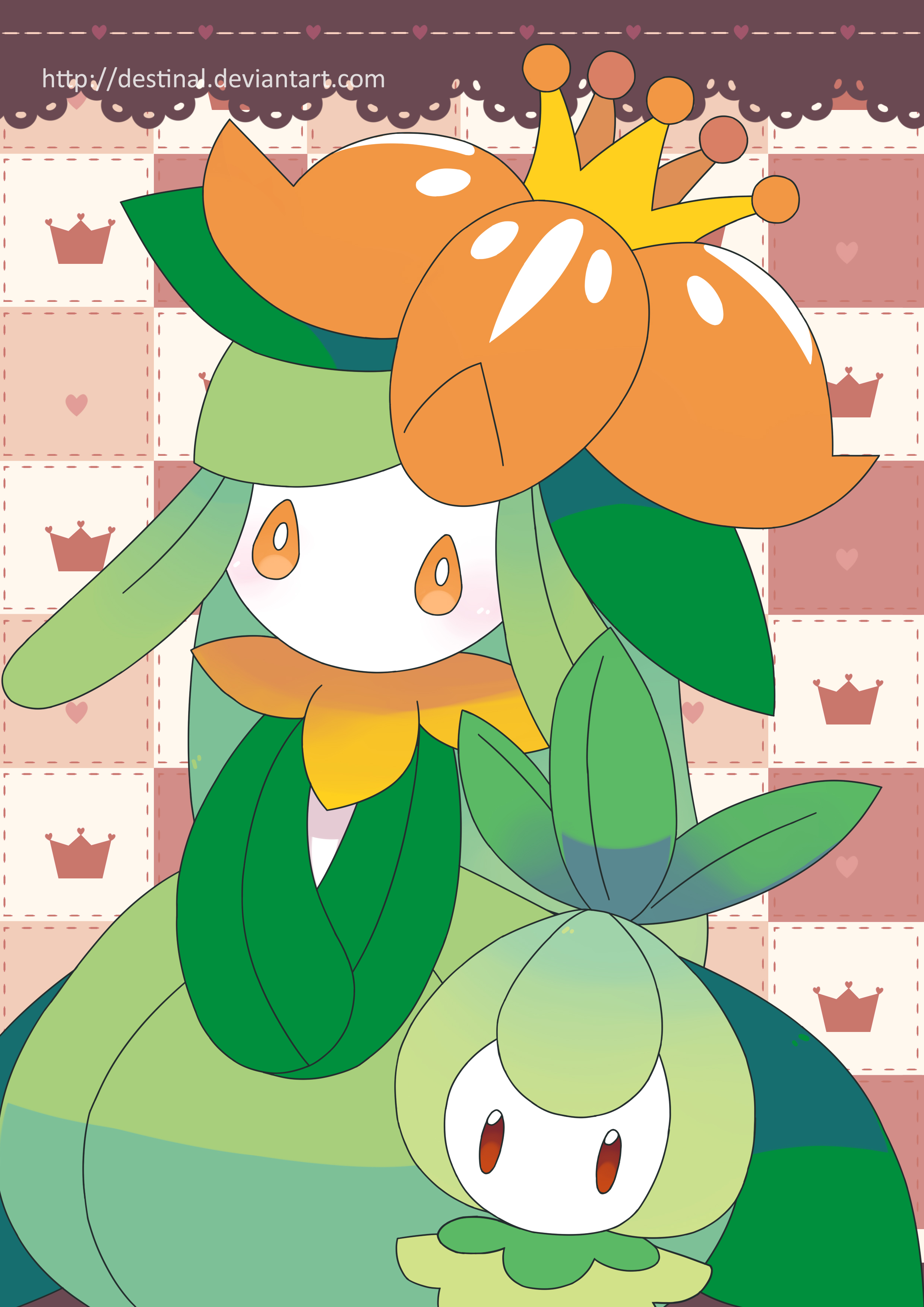 Petilil and Lilligant Poster