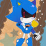 Sonic Postcard - Classic Metal Sonic