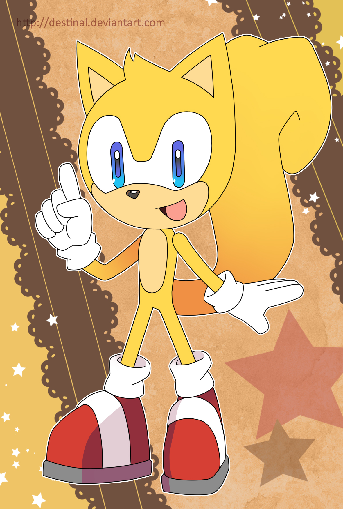 Sonic Postcard - Ray by Crystal-Ribbon on DeviantArt