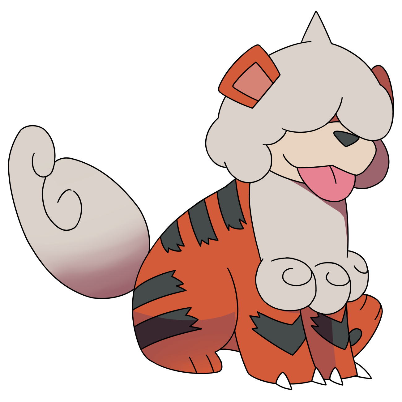 Hisuian Growlithe by Crystal-Ribbon on DeviantArt