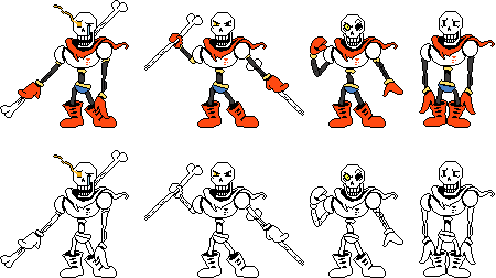 Distressed Papyrus Disbelief Papyrus in Normal Body Edits Accurate by BunnyFromPiggy2020 ...