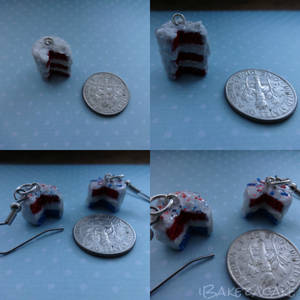 4th of July Charm and Earrings