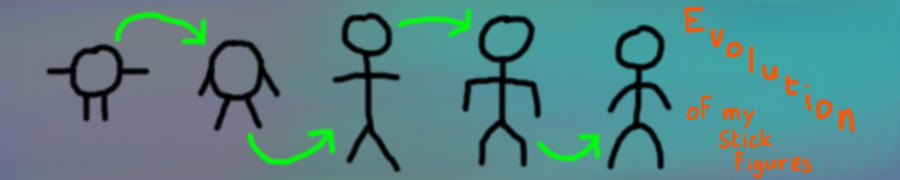 Stick Figure Inventions Evolution of my stick figures by neodiabolus on DeviantArt