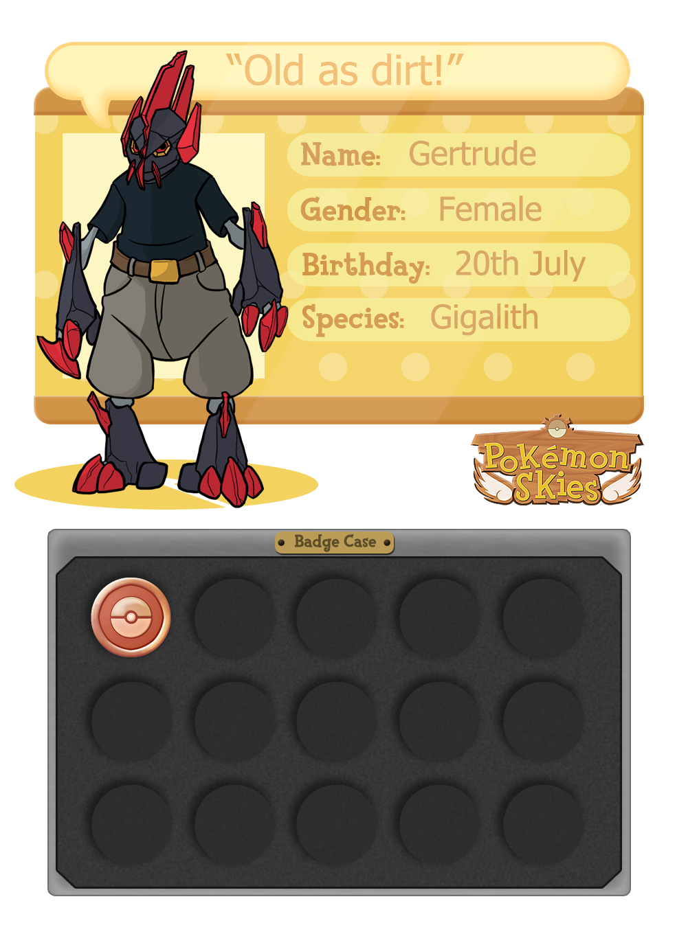 Pokemon Skies: Gertrude App