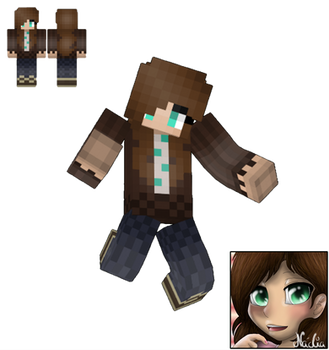 Emerald eyes - Minecraft Skin