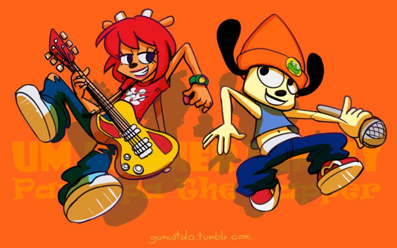 Lammy+Parappa fanart