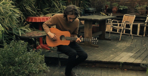 Cinemagraph: Playing the Guitar