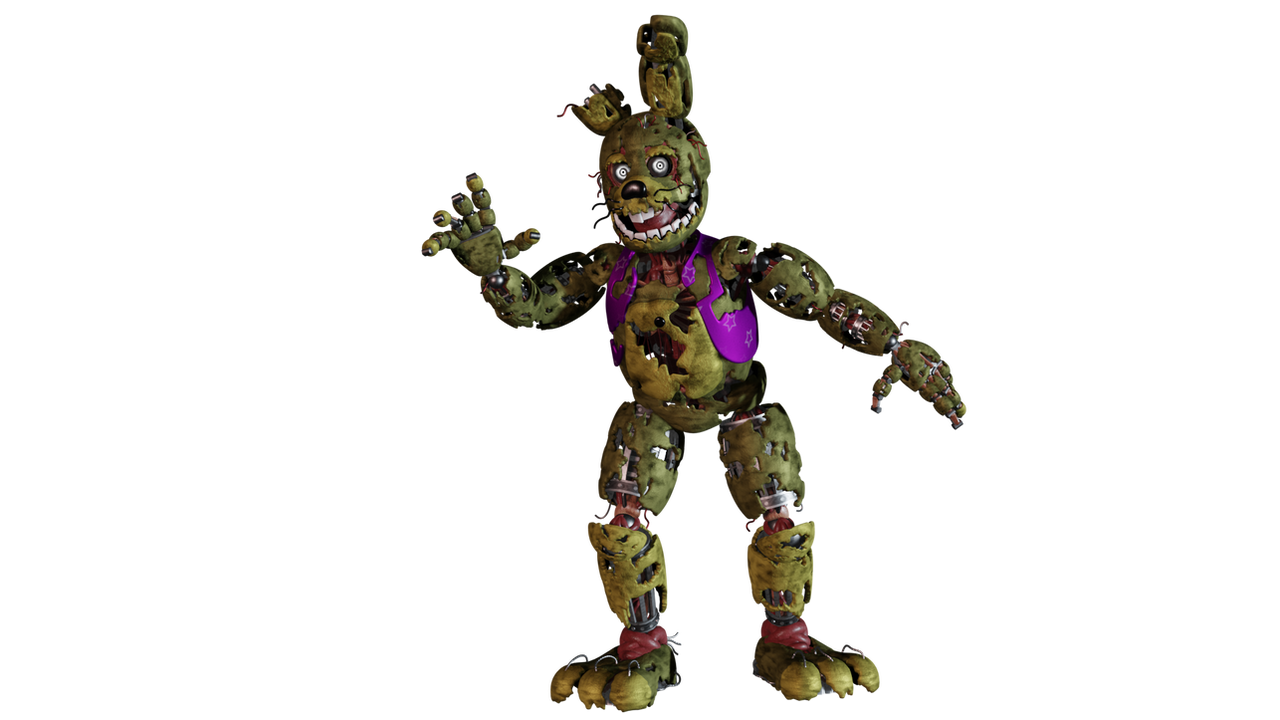 SpringTrap Model Edit - Release by ToastMations on DeviantArt