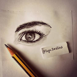 sketching eyes...