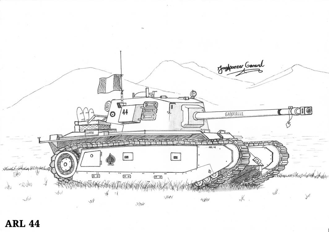 Heavy Tank ARL 44 by StubbornEmil on DeviantArt