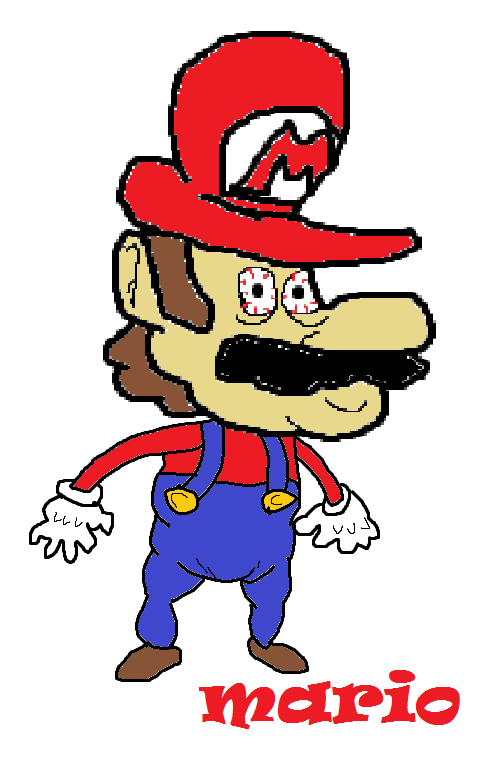 Cursed Mario by ThePitsOfHeck on DeviantArt