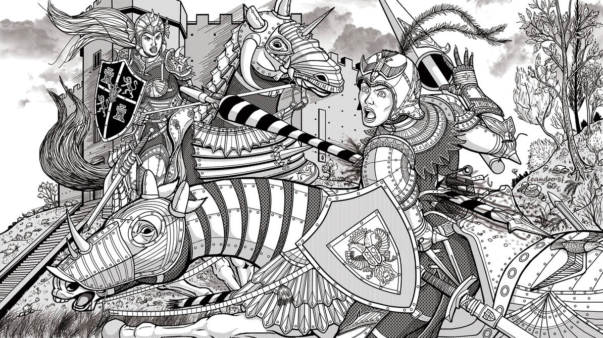 Commission Amazon s in Fight by LeandroSFx on DeviantArt