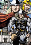Thor away from Asgard by leandro-sf
