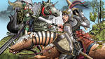 Commission Honor and Blood Joust by leandro-sf