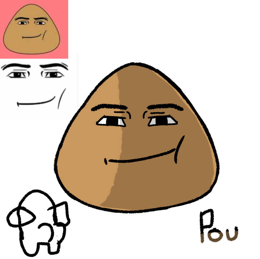 Pou Roblox Face | Pin