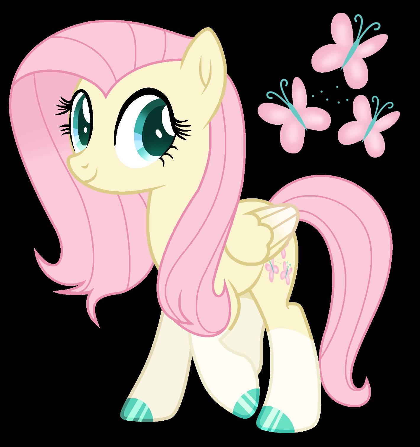 MLP Fluttershy redesign by StarglowSpark on DeviantArt