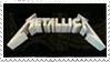 Metallica Logo Stamp by AxelSilverwolf