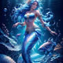 Beautiful Blue Mermaid