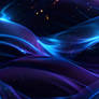 Abstract Silky Purple Blue Wallpaper
