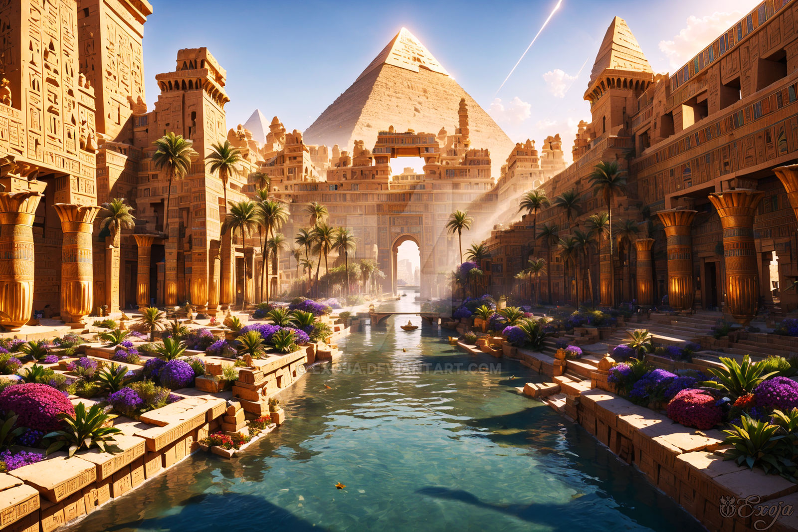 Golden Passage Of The Nile