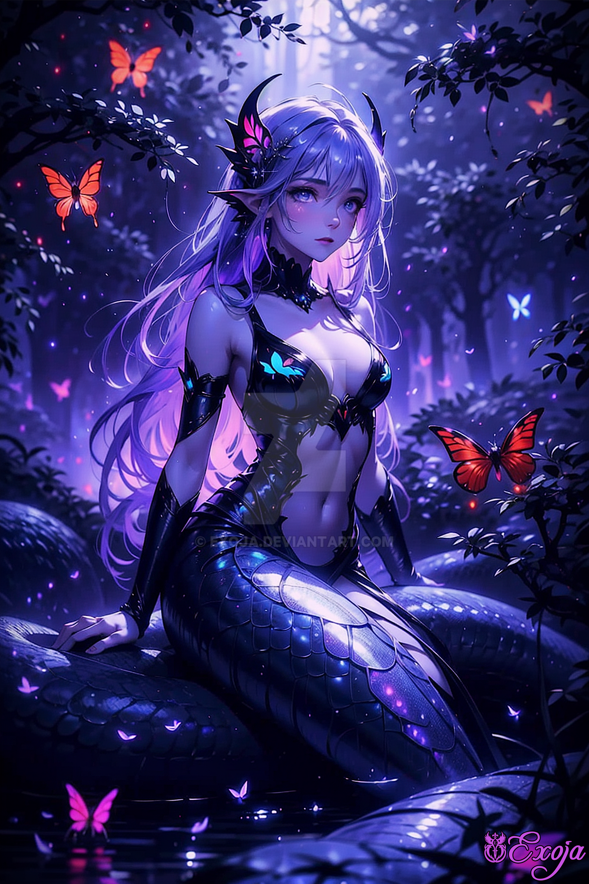 Quiet Longing In The Forest Gloom