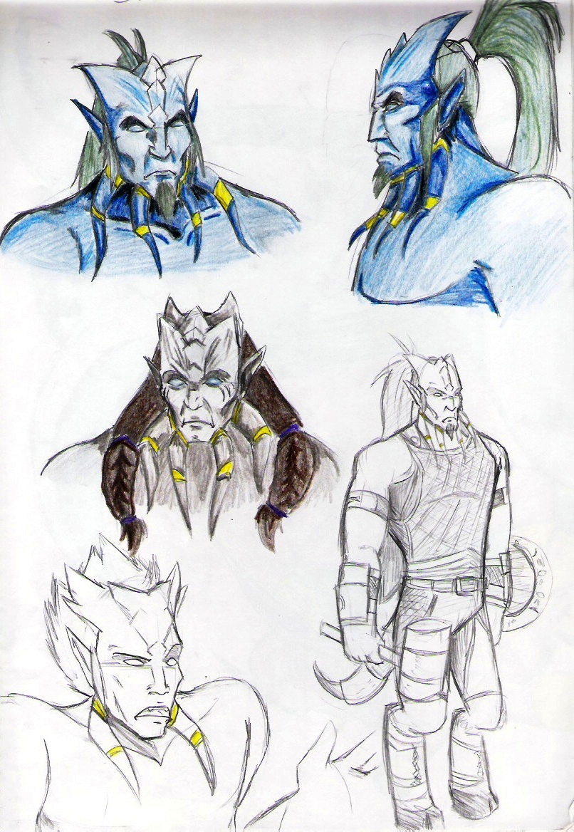 WoW- Some male draenei guys