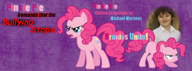 Pinkie Pie's Against Bullying (Facebook Cover)