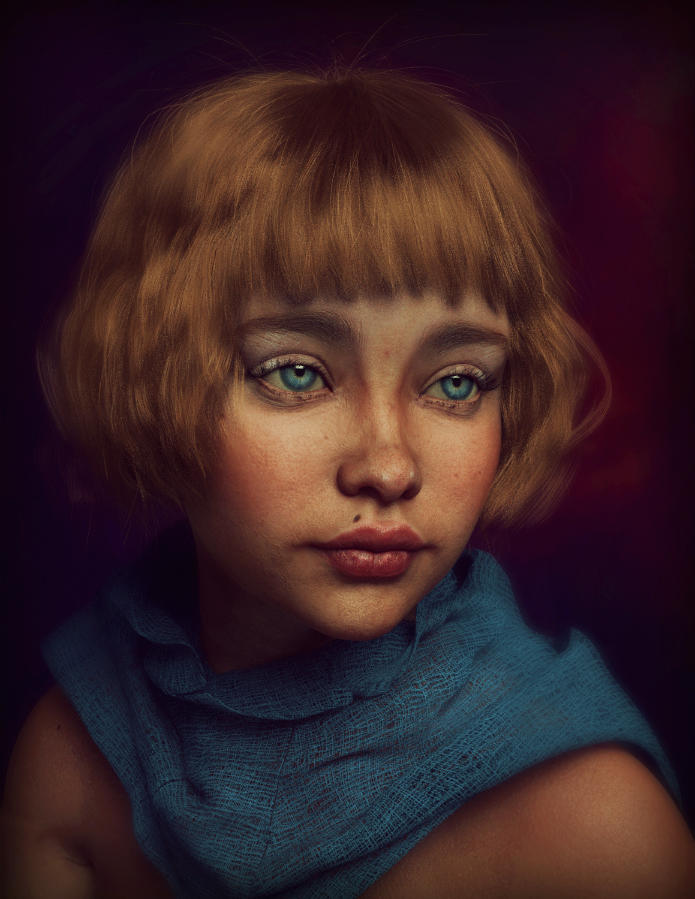 Portrait Of A Young Girl By Ikke46 On DeviantArt portrait-of-a-young-girl-by-ikke46-on-deviantart