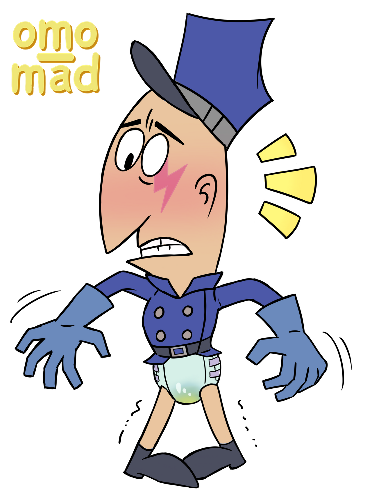 Evil Machine Diaper General Skarr in diaper (Evil Con Carne) by omo-mad on DeviantArt