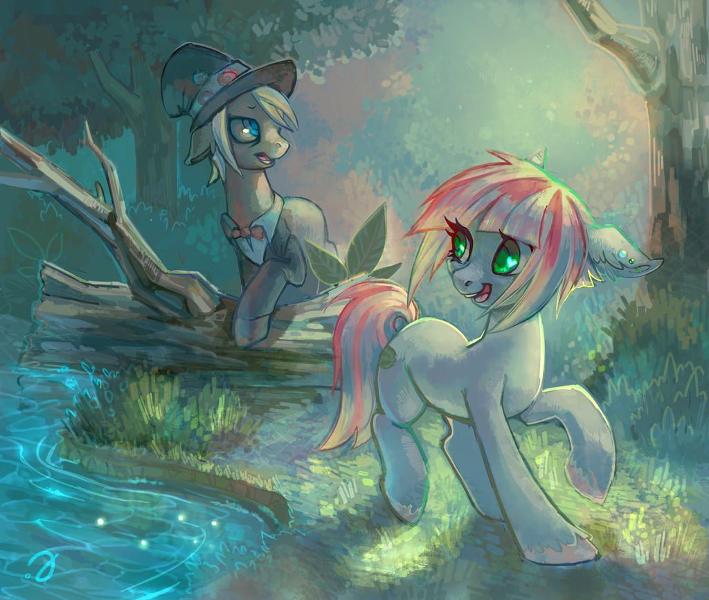 Forest hikers