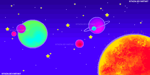 Yet Another Pixel Space Background by kitazia on DeviantArt