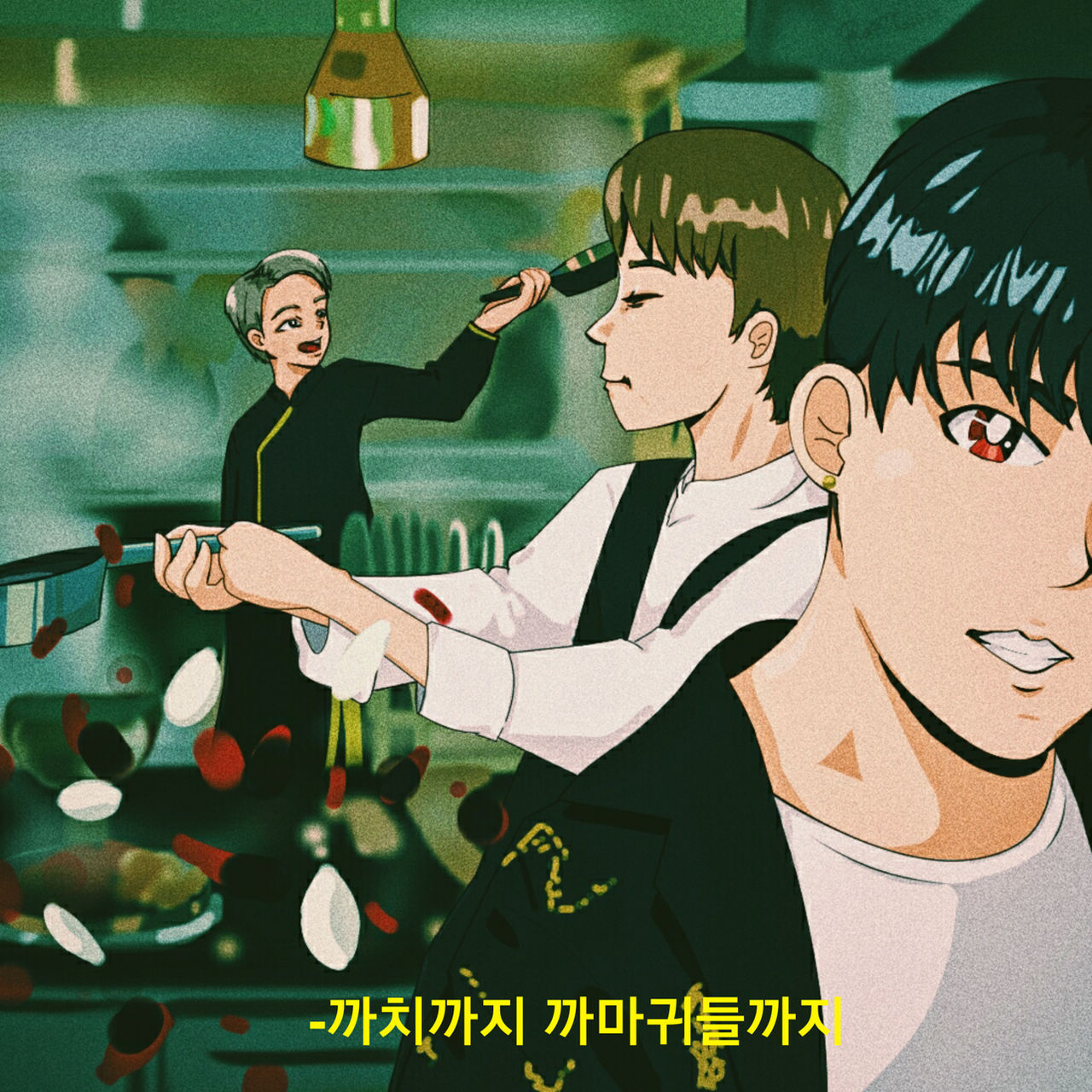 God S Menu Stray Kids Anime 90s Version By Minkariart On Deviantart