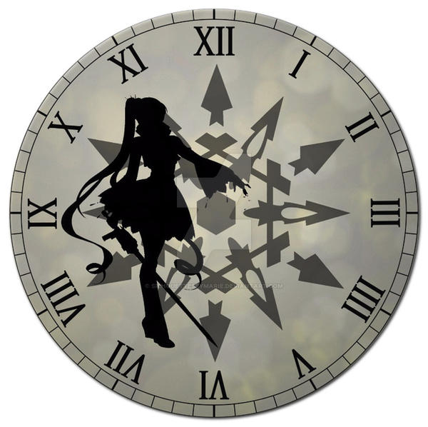 Weiss Clock by SilhouettesbyMarie on DeviantArt