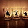 Hitchhiking Ghost Votive Candle Holders