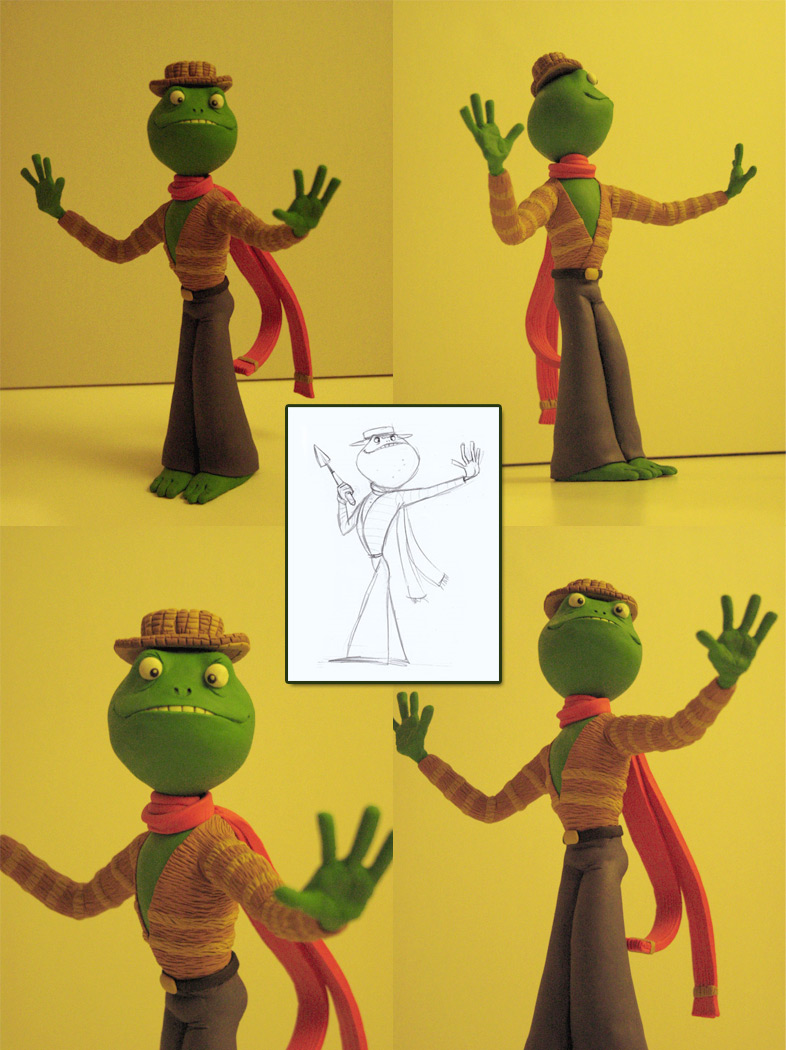 The painter Frog